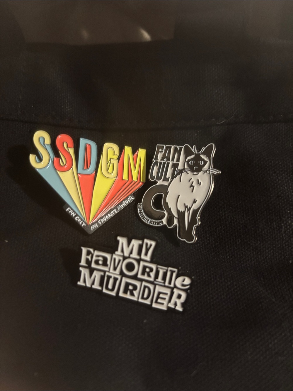 My Favorite Murder Enamel Pin Set - SSDGM Fan Cult, Fan Cult Elvis, Logo